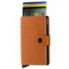 Picture of Secrid MPf Miniwallet Perforated Cognac