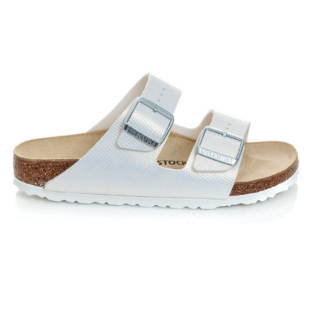 Picture of Birkenstock Arizona Shiny Lizard White 1026500